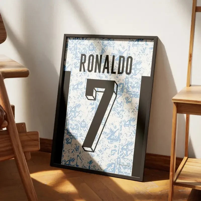 Cadre Portugal Extérieur Euro 2024 – Affiche encadrée personnalisée - Cadre Perso