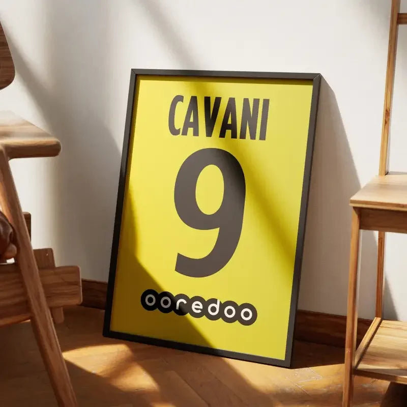 Cadre PSG Extérieur 2017-2018 – Affiche encadrée personnalisée - Cadre Perso