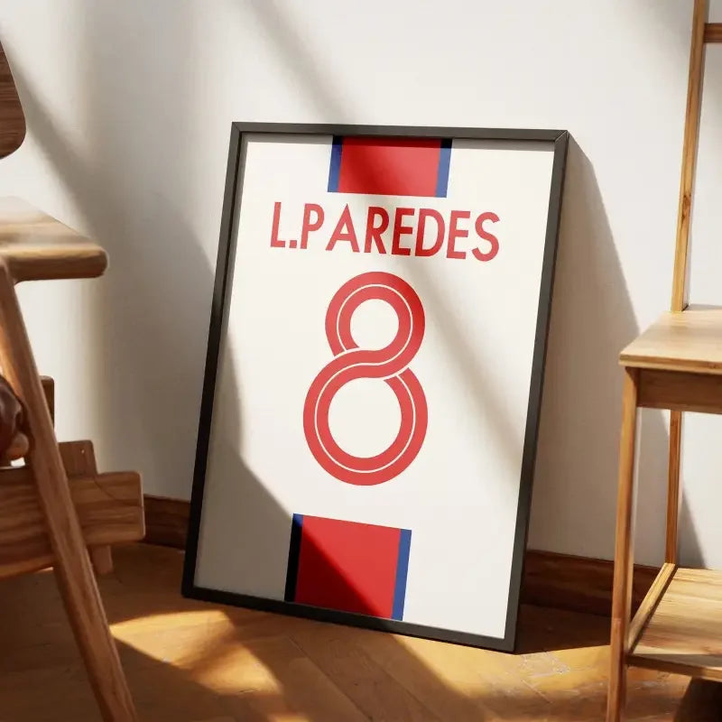 Cadre PSG Extérieur 2020-2021 – Affiche encadrée personnalisée - Cadre Perso