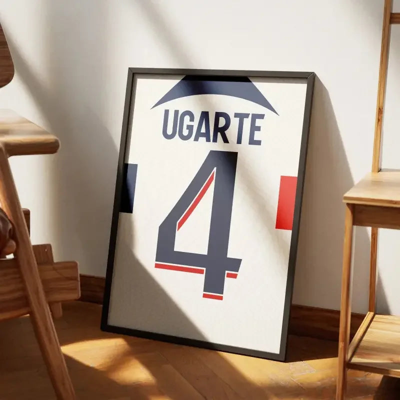 Cadre PSG Extérieur 2023-2024 – Affiche encadrée personnalisée - Cadre Perso