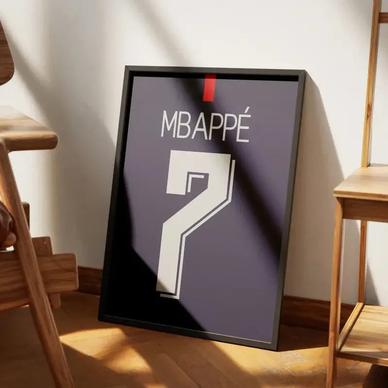 Cadre PSG Finale Ligue des Champions 2019-2020 – Affiche encadrée personnalisée - Cadre Perso