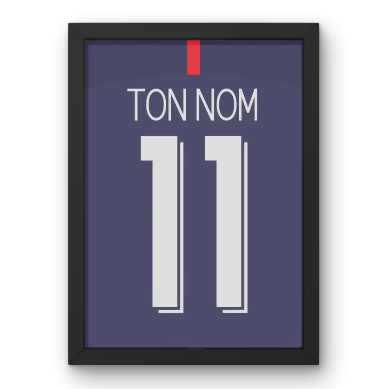 Cadre PSG Finale Ligue des Champions 2019-2020 – Affiche encadrée personnalisée - Cadre Perso
