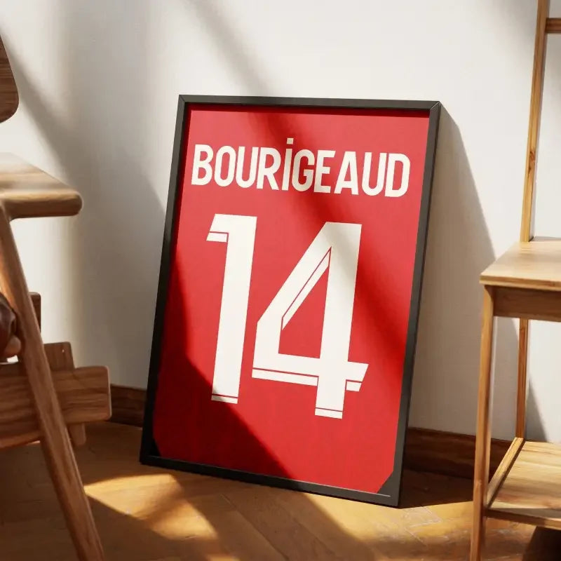 Cadre Rennes Domicile 2023-2024 – Affiche encadrée personnalisée - Cadre Perso
