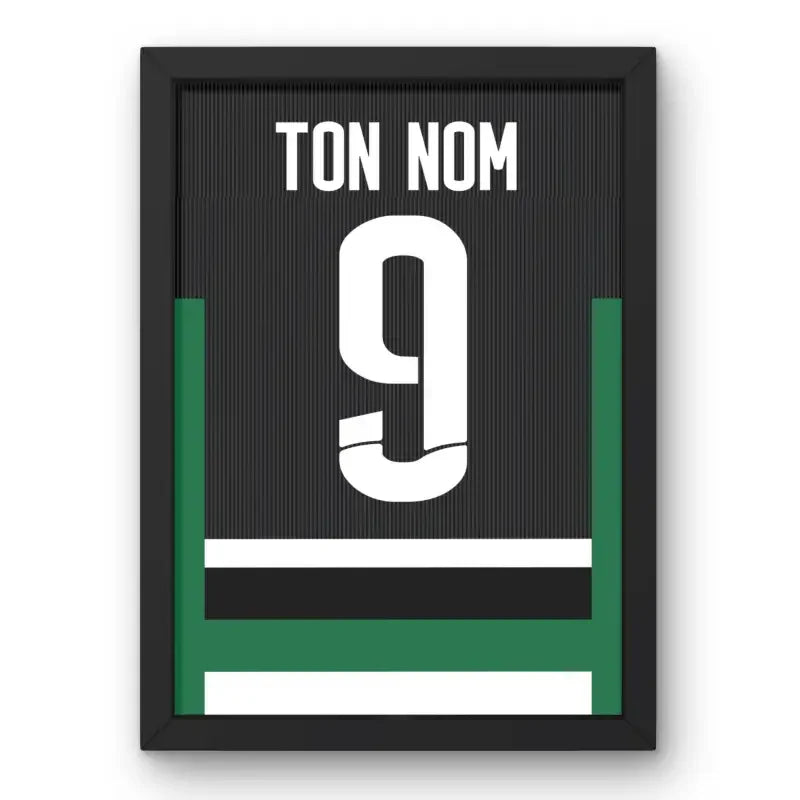 Cadre Sporting CP Domicile 2024-2025 – Affiche encadrée personnalisée - Cadre Perso