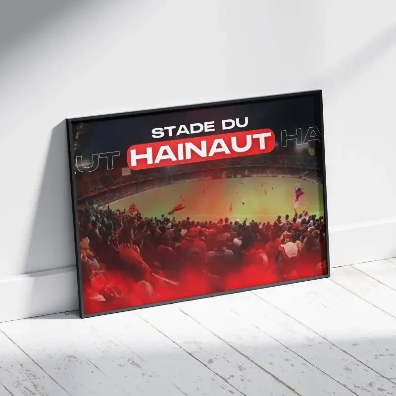 Cadre Stade du Hainaut - L'âme de Valenciennes – Affiche encadrée personnalisée - Cadre Perso