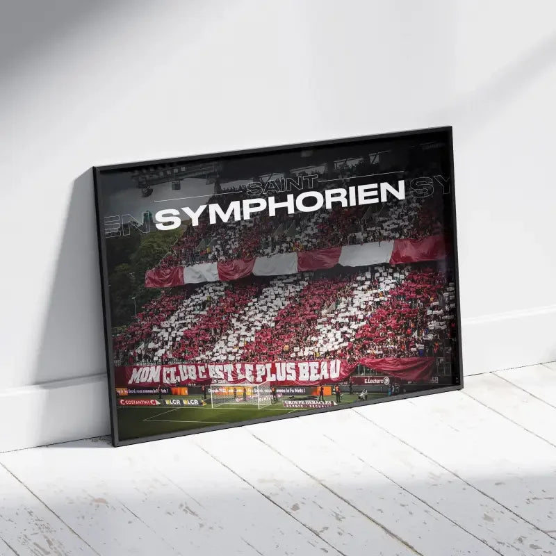 Cadre Stade Saint-Symphorien Metz | L'Esprit du Football Messin – Affiche encadrée personnalisée - Cadre Perso