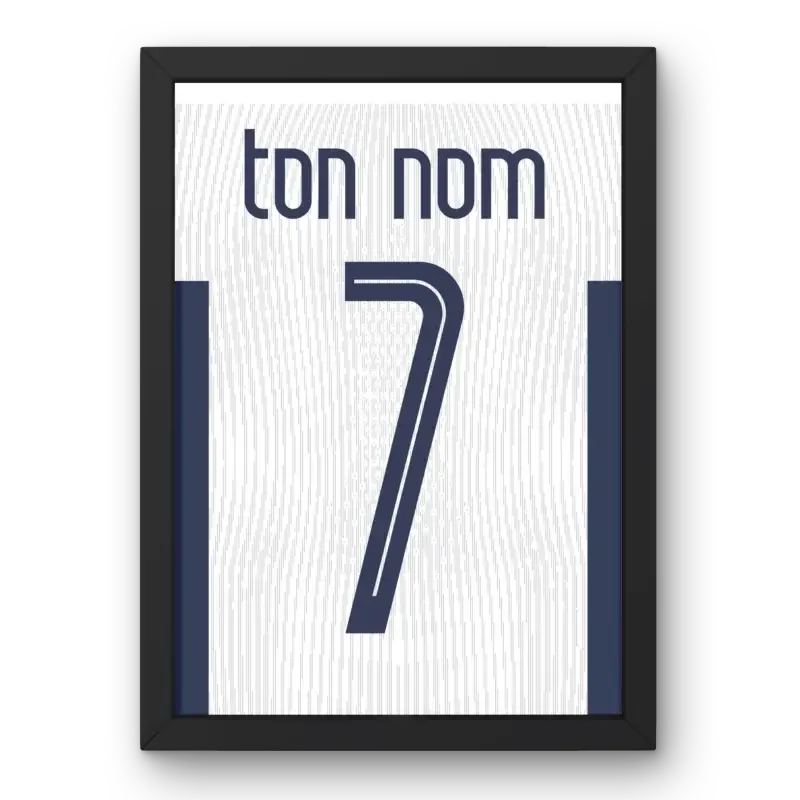 Cadre Tottenham Domicile 2024-2025 – Affiche encadrée personnalisée - Cadre Perso
