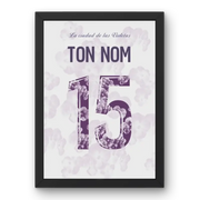 Cadre Toulouse Third 2024-2025 – Affiche encadrée personnalisée - Cadre Perso
