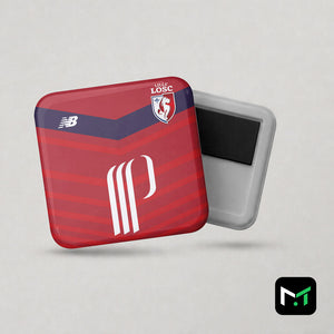 Magnet LOSC Domicile 16/17 – Affiche encadrée personnalisée - Cadre Perso