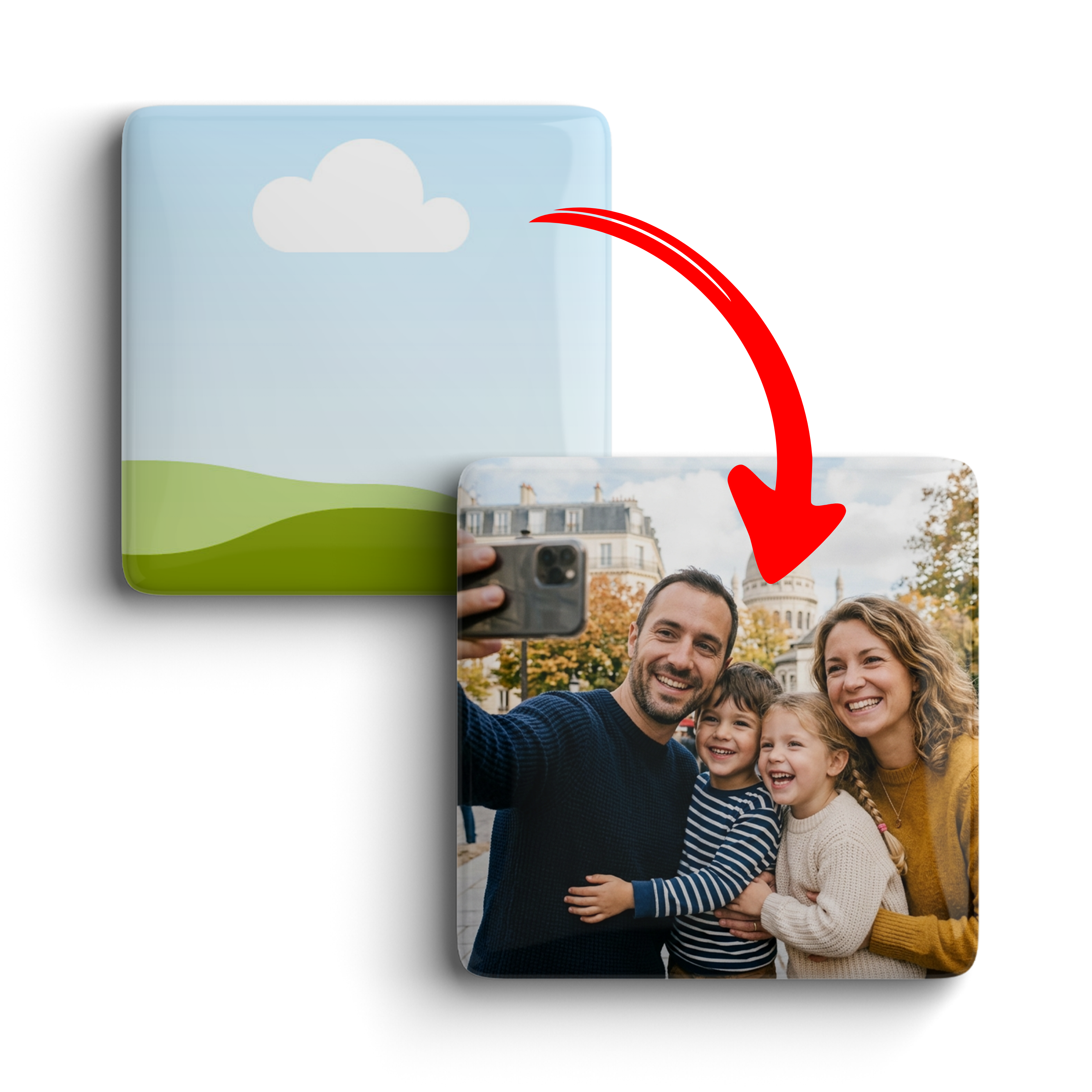 Magnet photo personnalisée – cadeau original