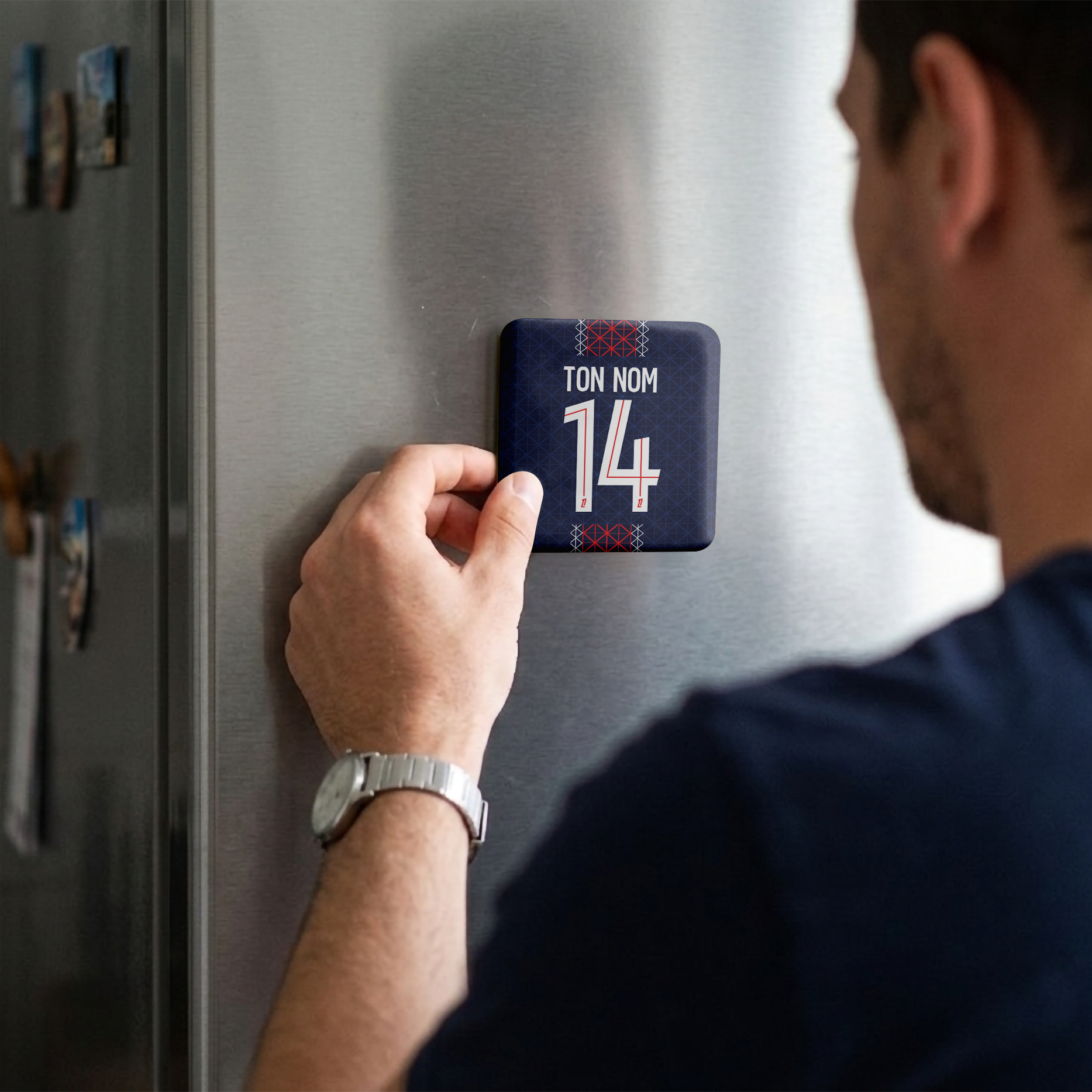 Magnet PSG Domicile 25/26 – Affiche encadrée personnalisée - Cadre Perso
