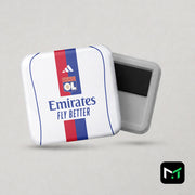Magnet OL Domicile 25-26 – Affiche encadrée personnalisée - Cadre Perso