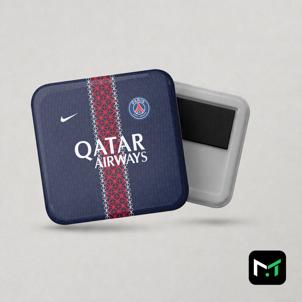 Magnet football PSG maillot domicile 2025/2026 - avant et arrière