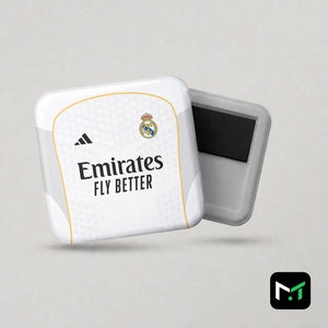 Magnet Real Madrid Domicile 25-26 – Affiche encadrée personnalisée - Cadre Perso